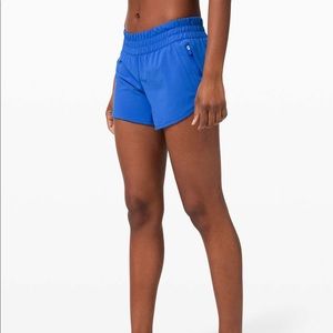 Lululemon Blue Tracker Shorts